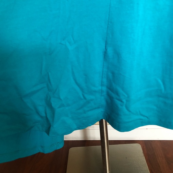 New Soft Surroundings Hi-Low Asymmetrical Maxi Midi Knit Dress S Blue - Picture 7 of 8